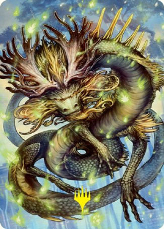 Kura, the Boundless Sky Art Card (Gold-Stamped Signature) [Kamigawa: Neon Dynasty Art Series] | Magic Magpie