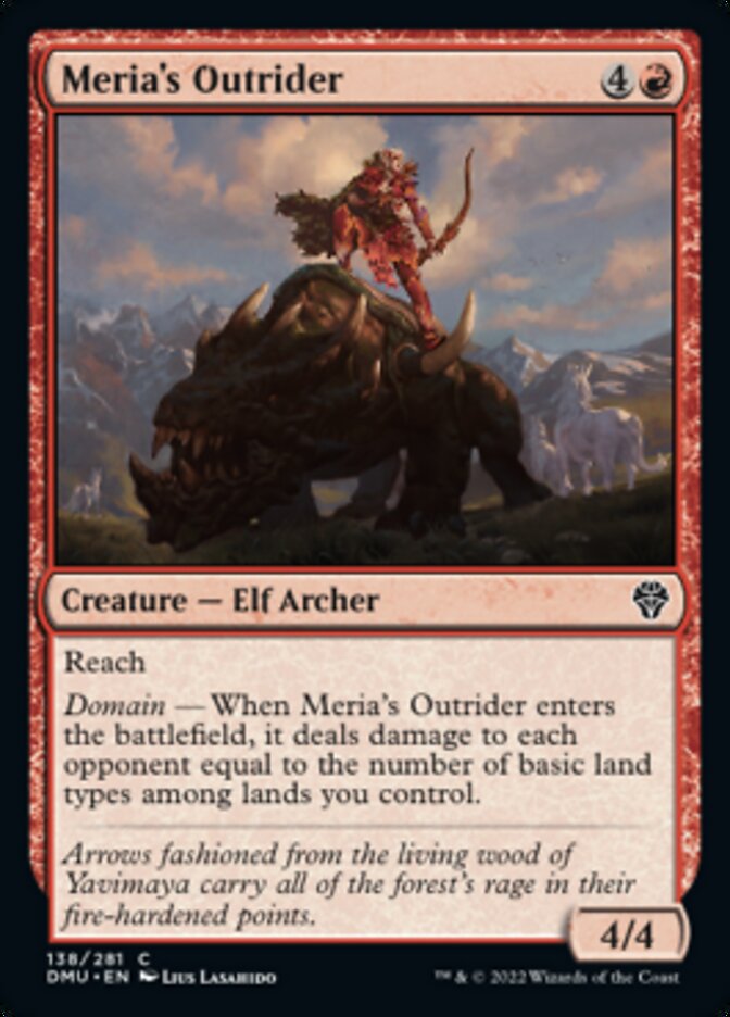 Meria's Outrider [Dominaria United] | Magic Magpie