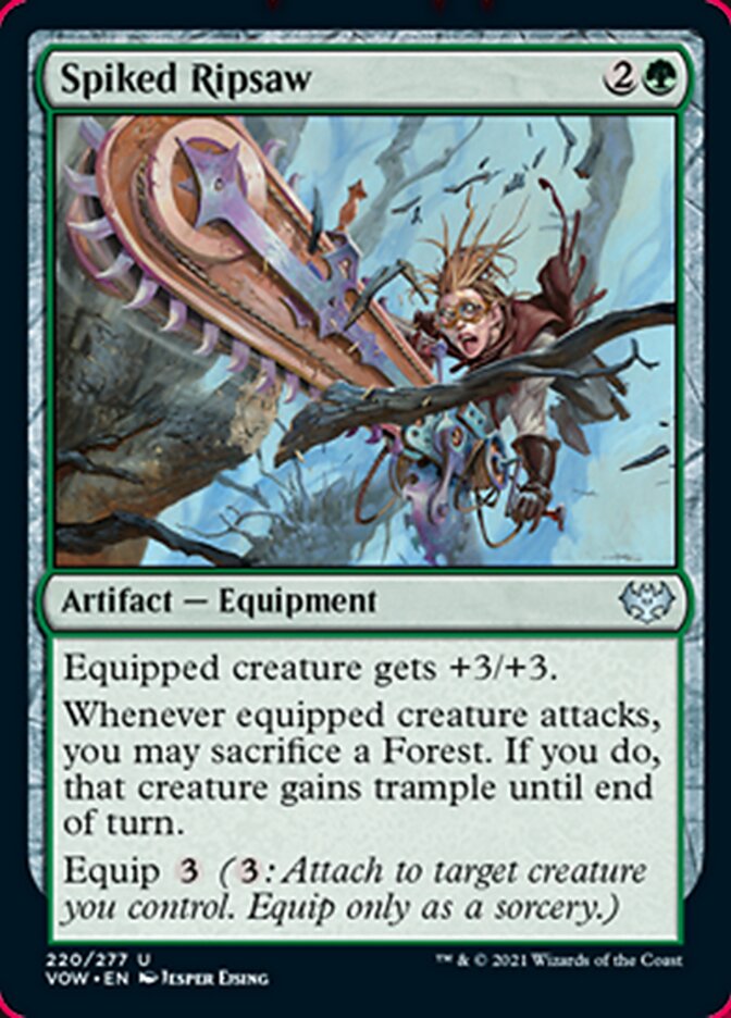 Spiked Ripsaw [Innistrad: Crimson Vow] | Magic Magpie
