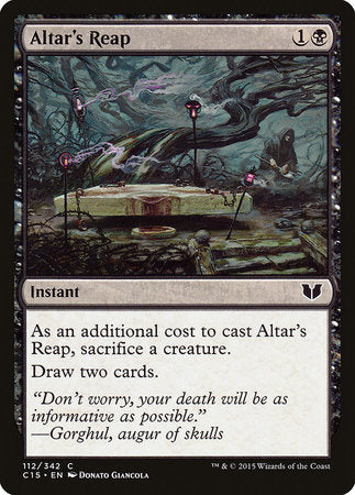 Altar's Reap [Commander 2015] | Magic Magpie