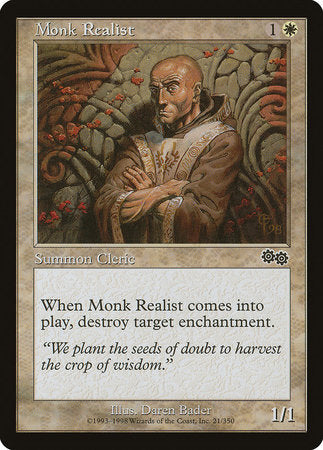 Monk Realist [Urza's Saga] | Magic Magpie