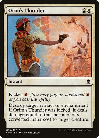 Orim's Thunder [Commander Anthology] | Magic Magpie