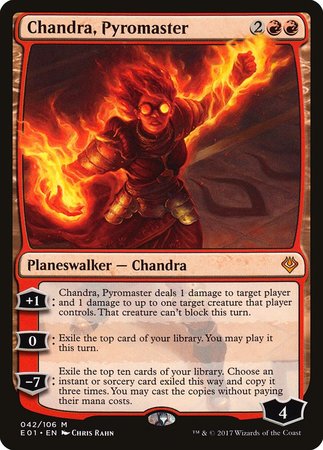 Chandra, Pyromaster [Archenemy: Nicol Bolas] | Magic Magpie