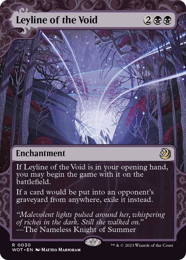 Leyline of the Void [Wilds of Eldraine: Enchanting Tales] | Magic Magpie