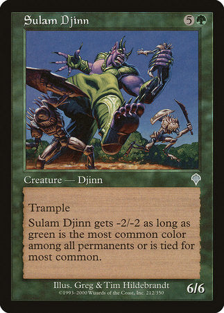 Sulam Djinn [Invasion] | Magic Magpie