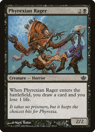 Phyrexian Rager [Duel Decks: Garruk vs. Liliana] | Magic Magpie