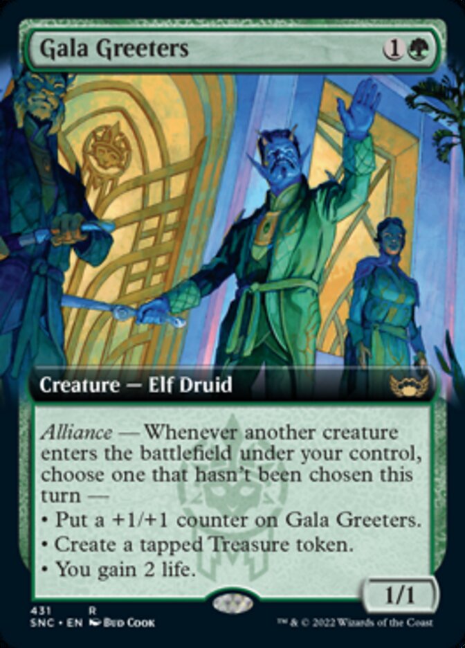 Gala Greeters (Extended Art) [Streets of New Capenna] | Magic Magpie