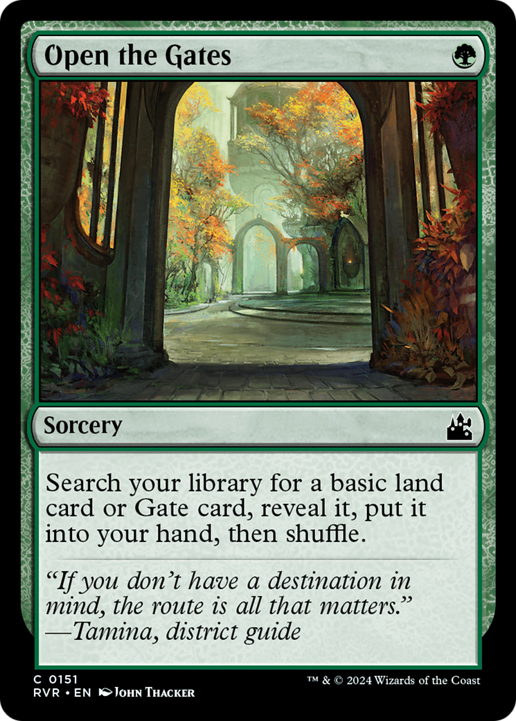 Open the Gates [Ravnica Remastered] | Magic Magpie