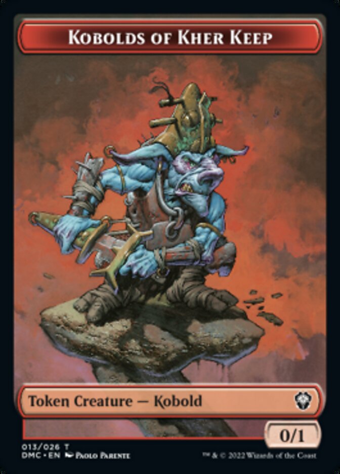 Soldier // Kobolds of Kher Keep Double-sided Token [Dominaria United Tokens] | Magic Magpie