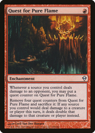 Quest for Pure Flame [Zendikar] | Magic Magpie