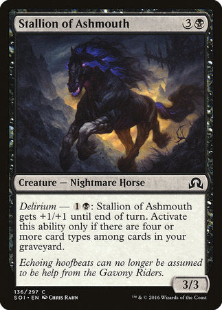 Stallion of Ashmouth [Shadows over Innistrad] | Magic Magpie