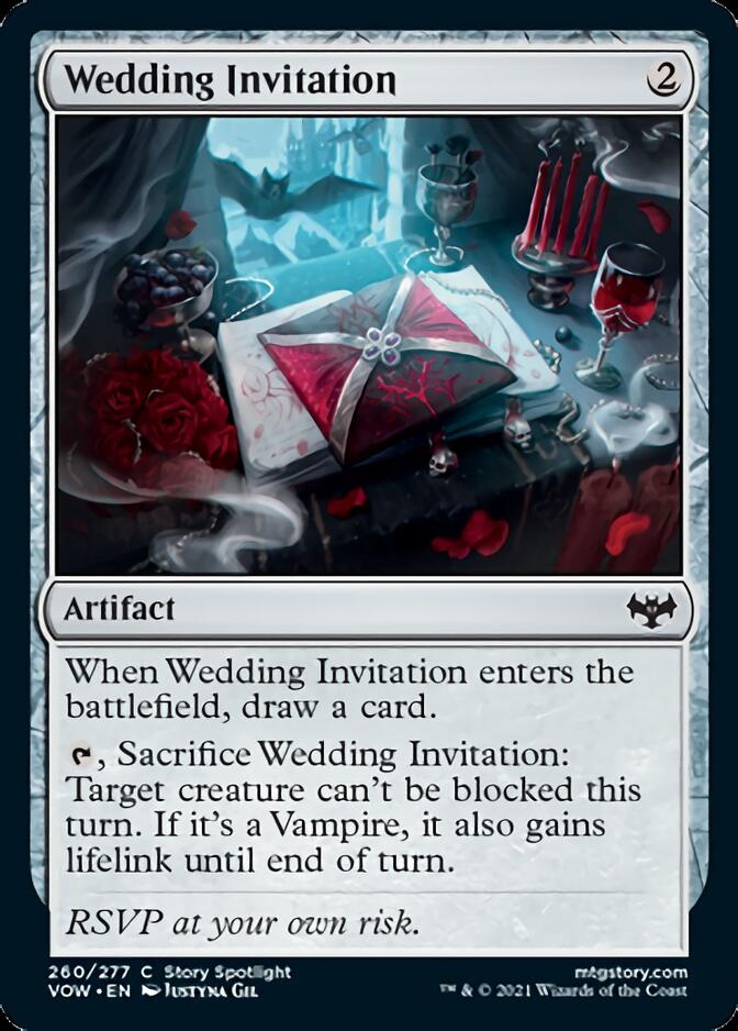 Wedding Invitation [Innistrad: Crimson Vow] | Magic Magpie