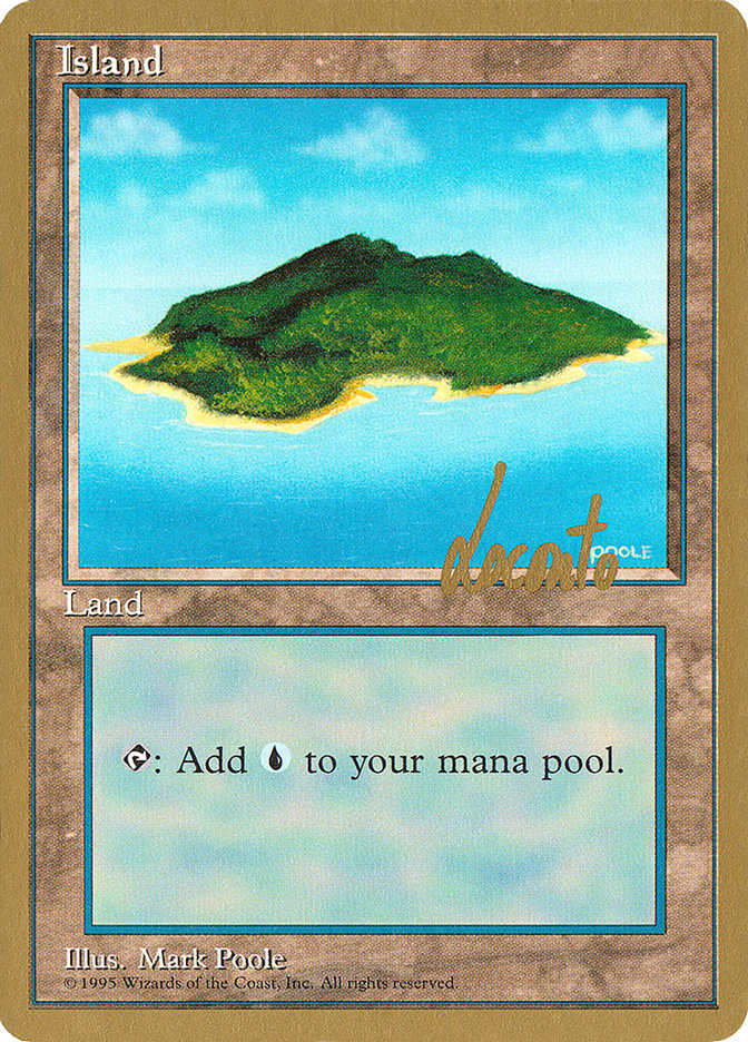 Island (ml367) (Michael Loconto) [Pro Tour Collector Set] | Magic Magpie