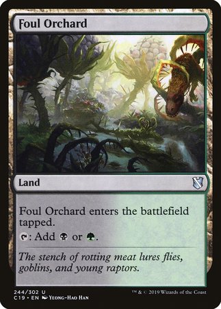 Foul Orchard [Commander 2019] | Magic Magpie