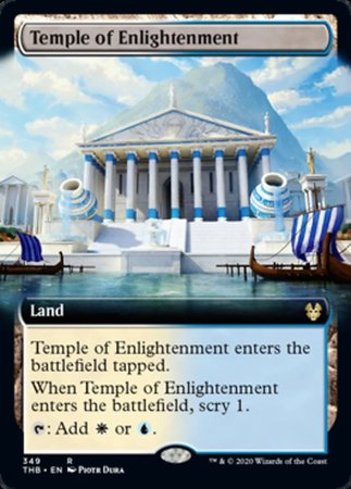 Temple of Enlightenment (Extended Art) [Theros Beyond Death] | Magic Magpie