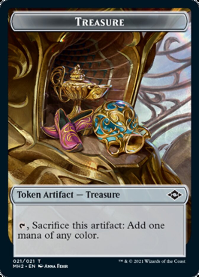 Treasure Token (#21) // Zombie Army Token [Modern Horizons 2 Tokens] | Magic Magpie