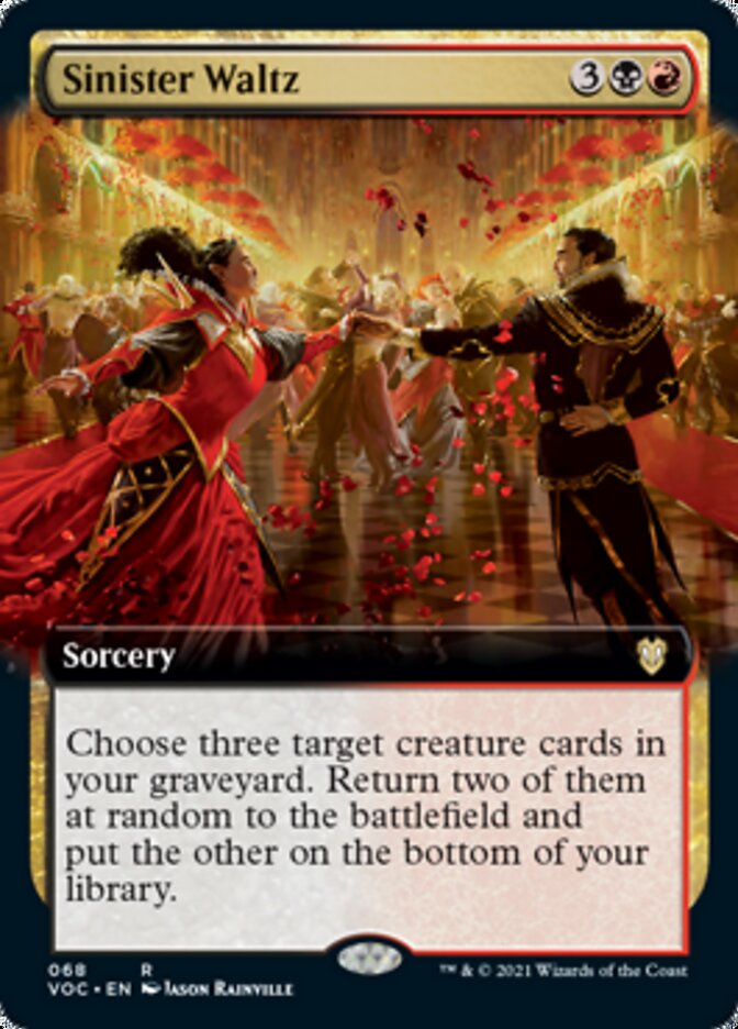 Sinister Waltz (Extended) [Innistrad: Crimson Vow Commander] | Magic Magpie