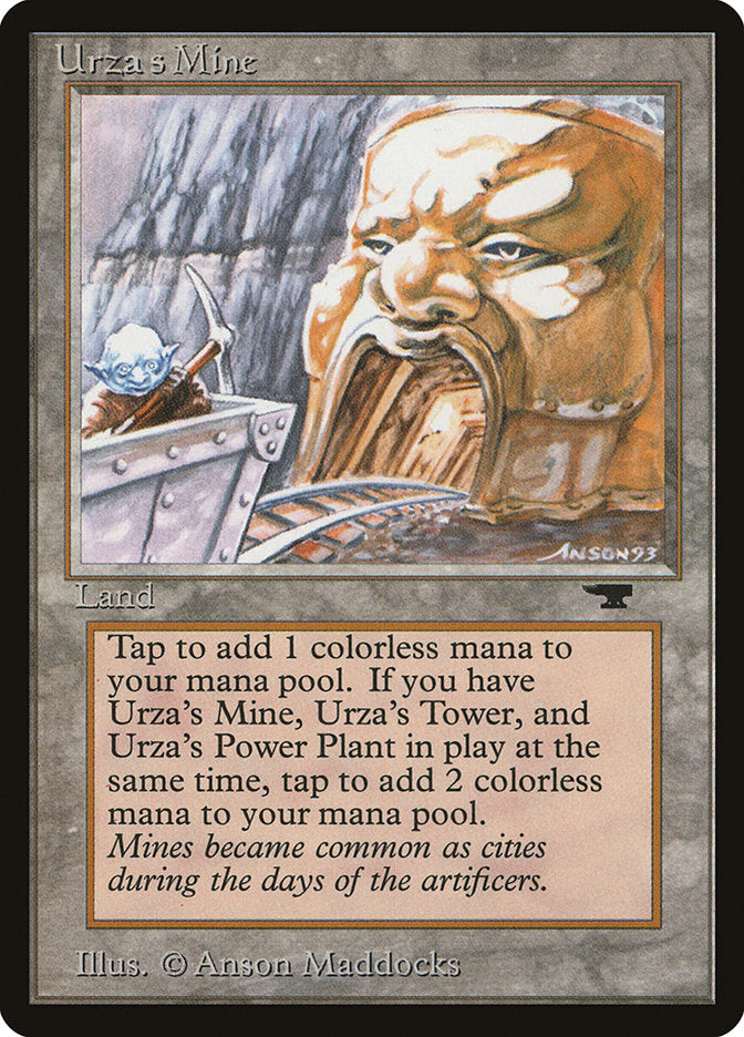 Urza's Mine (Mine Cart Entering Mouth) [Antiquities] | Magic Magpie