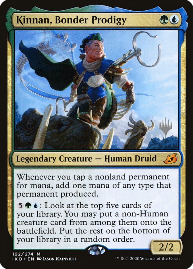 Kinnan, Bonder Prodigy (Promo Pack) [Ikoria: Lair of Behemoths Promos] | Magic Magpie