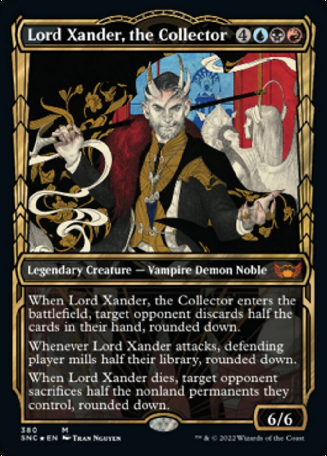 Lord Xander, the Collector (Showcase Golden Age Gilded Foil) [Streets of New Capenna] | Magic Magpie