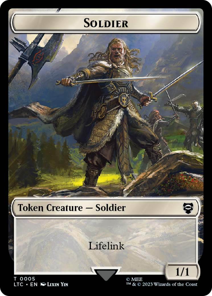 Soldier // Food Token [The Lord of the Rings: Tales of Middle-Earth Commander Tokens] | Magic Magpie