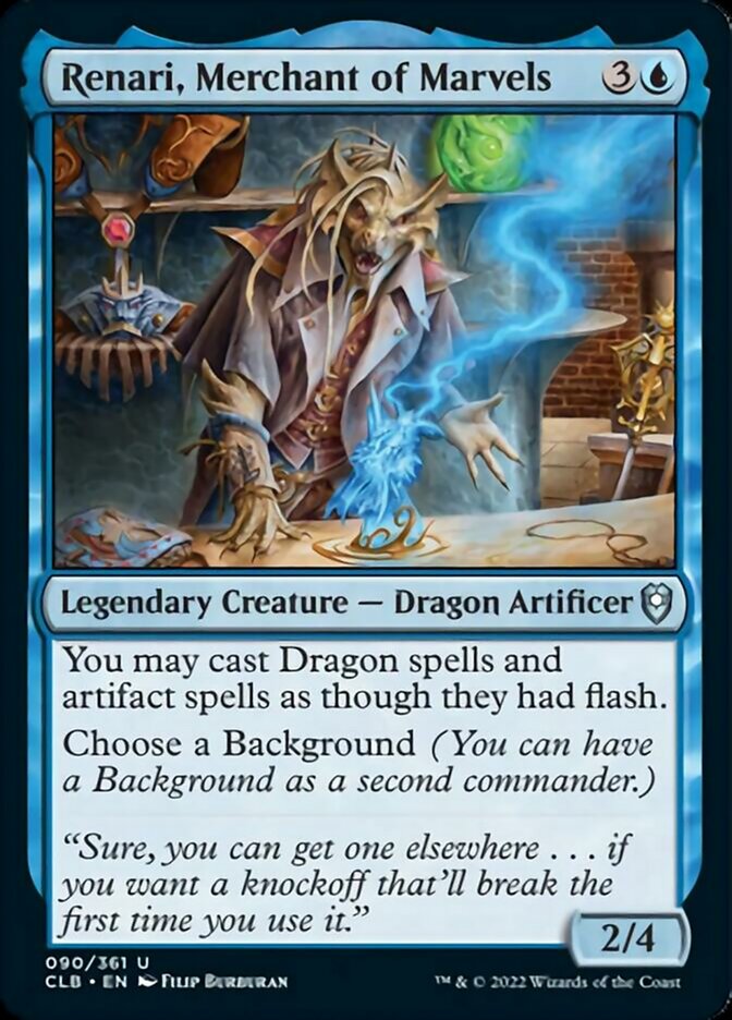 Renari, Merchant of Marvels [Commander Legends: Battle for Baldur's Gate] | Magic Magpie