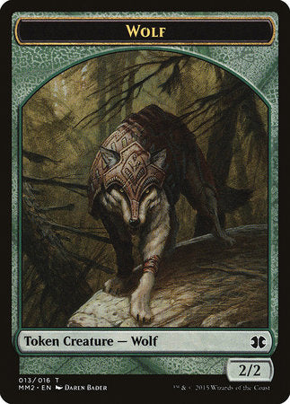 Wolf Token [Modern Masters 2015 Tokens] | Magic Magpie
