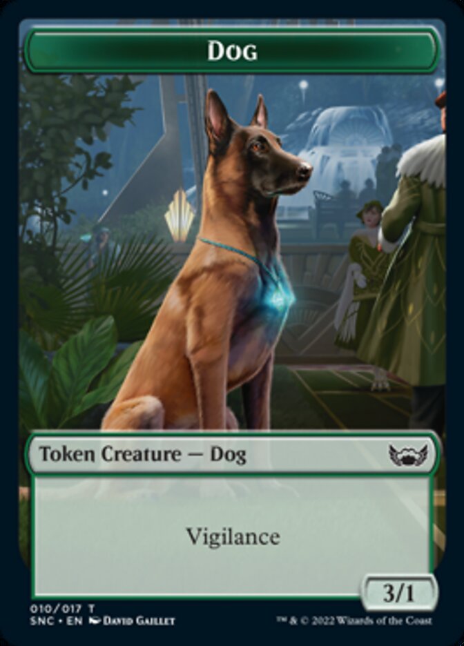 Ogre Warrior // Dog Double-sided Token [Streets of New Capenna Tokens] | Magic Magpie