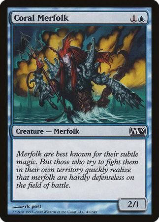 Coral Merfolk [Magic 2010] | Magic Magpie