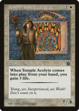 Temple Acolyte [Portal Second Age] | Magic Magpie
