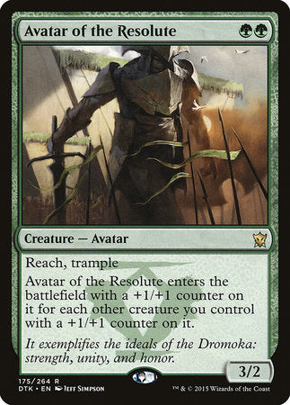 Avatar of the Resolute [Dragons of Tarkir] | Magic Magpie