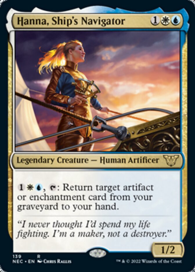 Hanna, Ship's Navigator [Kamigawa: Neon Dynasty Commander] | Magic Magpie