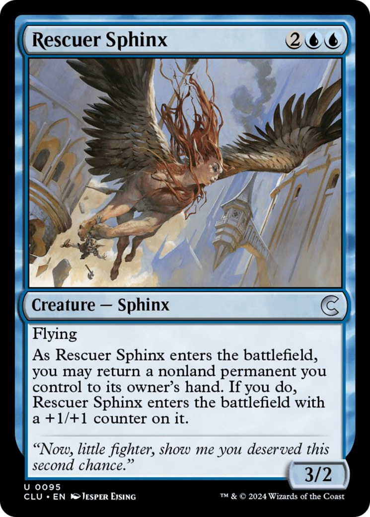 Rescuer Sphinx [Ravnica: Clue Edition] | Magic Magpie