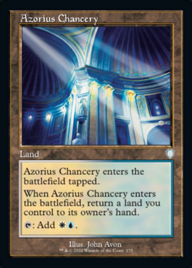 Azorius Chancery (Retro) [The Brothers' War Commander] | Magic Magpie