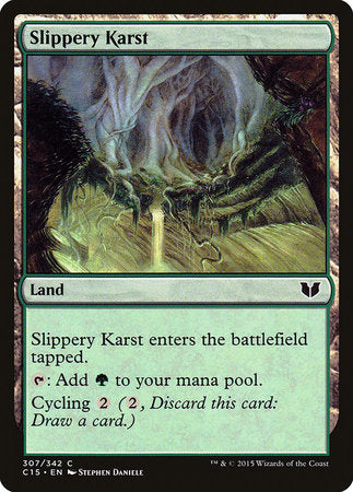 Slippery Karst [Commander 2015] | Magic Magpie