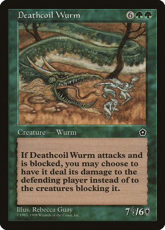 Deathcoil Wurm [Portal Second Age] | Magic Magpie