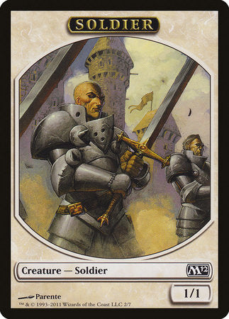 Soldier Token [Magic 2012 Tokens] | Magic Magpie