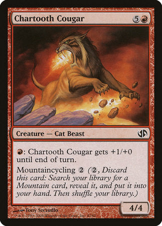 Chartooth Cougar [Duel Decks: Jace vs. Chandra] | Magic Magpie