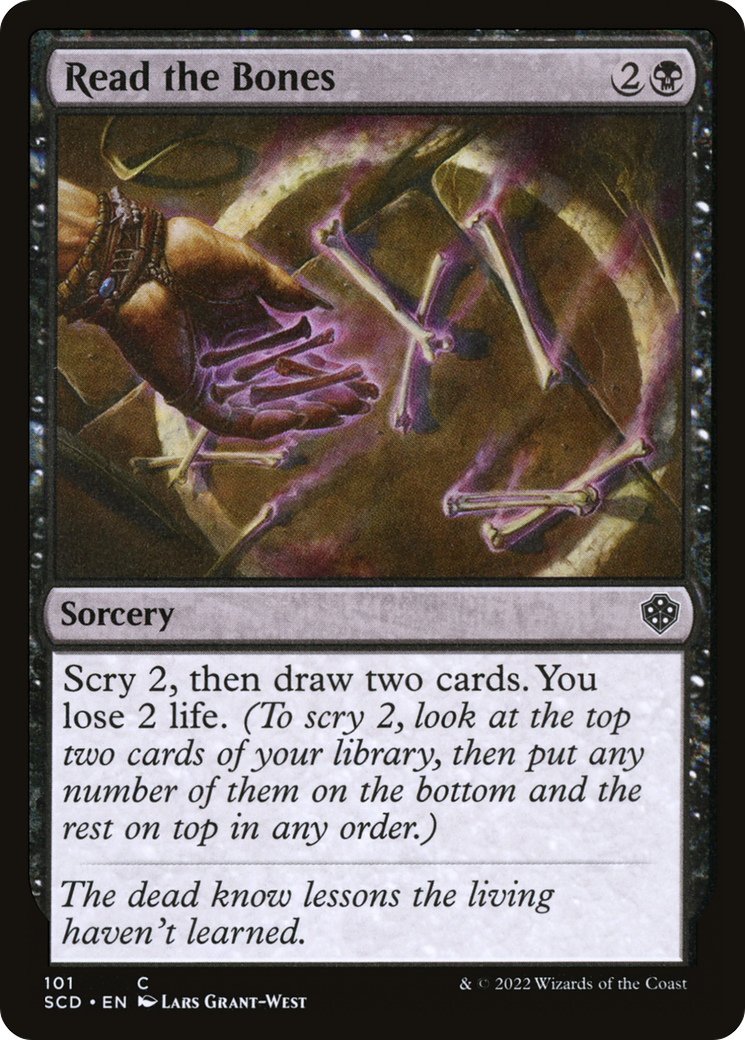Read the Bones [Starter Commander Decks] | Magic Magpie