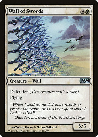 Wall of Swords [Magic 2014] | Magic Magpie