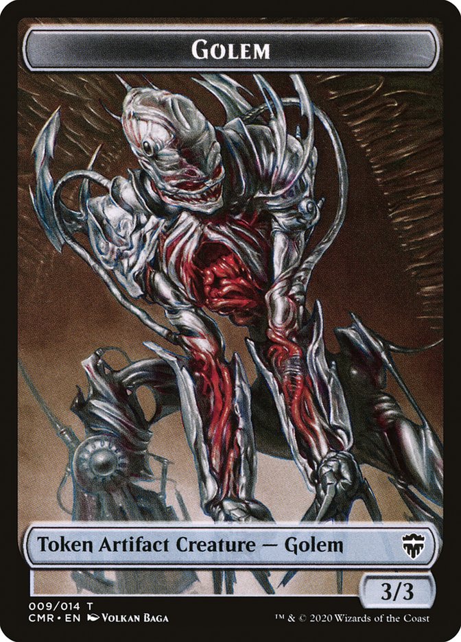 Golem Token [Commander Legends Tokens] | Magic Magpie