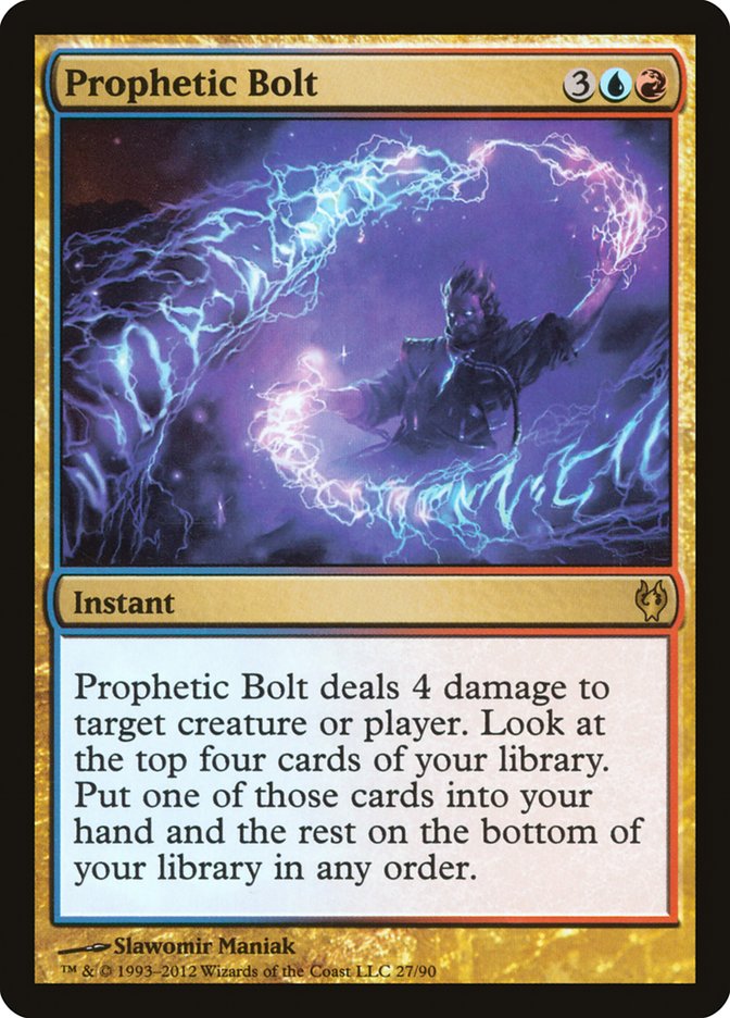 Prophetic Bolt [Duel Decks: Izzet vs. Golgari] | Magic Magpie