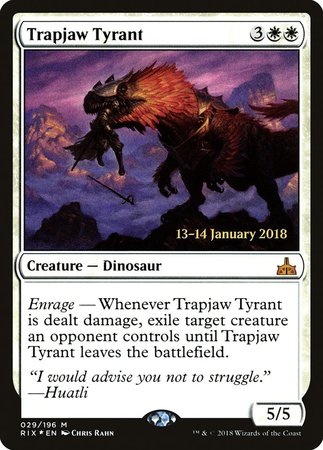 Trapjaw Tyrant [Rivals of Ixalan Promos] | Magic Magpie