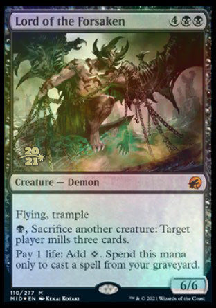 Lord of the Forsaken [Innistrad: Midnight Hunt Prerelease Promos] | Magic Magpie