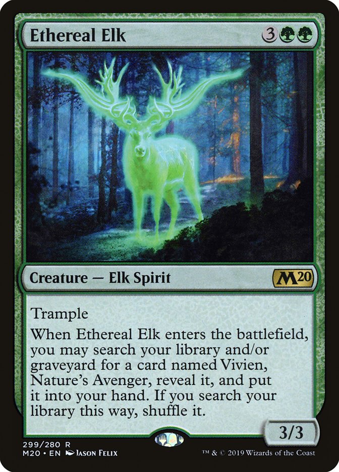 Ethereal Elk [Core Set 2020] | Magic Magpie