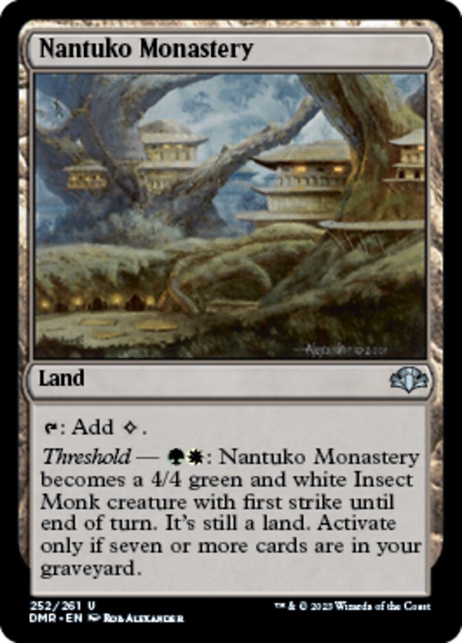 Nantuko Monastery [Dominaria Remastered] | Magic Magpie