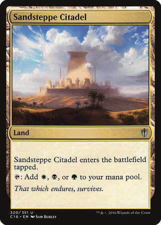 Sandsteppe Citadel [Commander 2016] | Magic Magpie