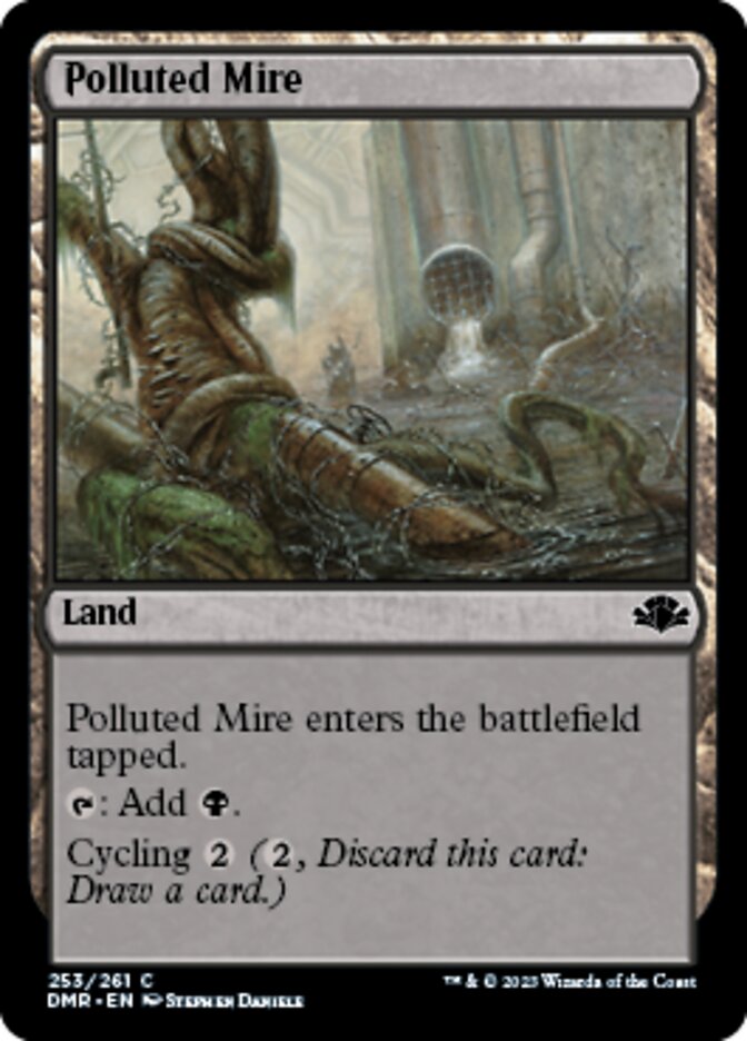 Polluted Mire [Dominaria Remastered] | Magic Magpie