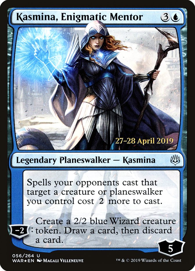 Kasmina, Enigmatic Mentor  [War of the Spark Prerelease Promos] | Magic Magpie