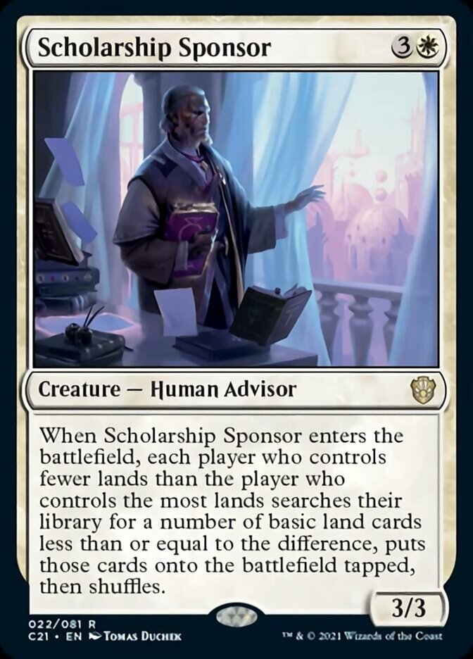 Scholarship Sponsor [Commander 2021] | Magic Magpie